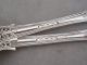 Pair Eaton Quality Queens Pattern 1857 Heavy Gauge Silver Serving Spoons 216g Other photo 7
