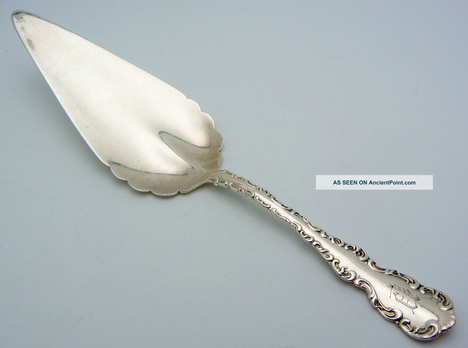 Birks Sterling Silver Solid Pie Server Louis Xv Birks photo