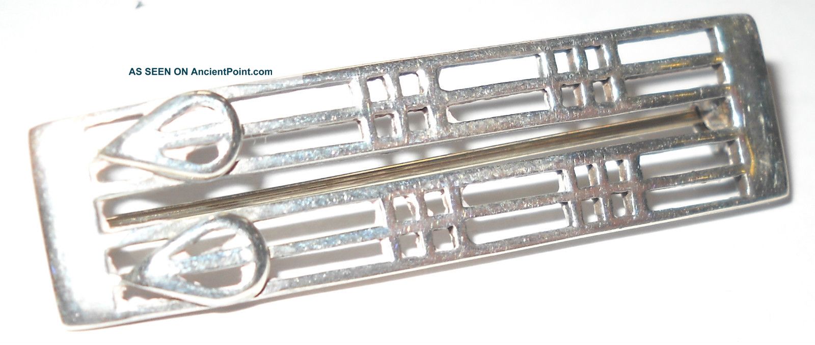 Solid Silver Hallmarked Brooch,  Made By Cjl - H06 Brooches/ Jewellery photo