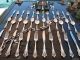 Large Wallace Grand Baroque Sterling Silver Flatware Set Full Collectible Heavy Wallace photo 1