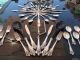 Large Wallace Grand Baroque Sterling Silver Flatware Set Full Collectible Heavy Wallace photo 3