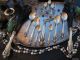 Large Wallace Grand Baroque Sterling Silver Flatware Set Full Collectible Heavy Wallace photo 5