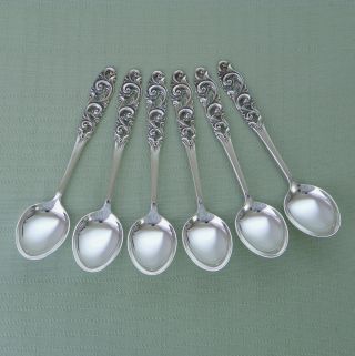 Brodrene Mylius 830s Silver Tele Demitasse Spoons In Box - Norway / Norweigian photo