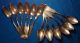 12 Sterling Coin Silver Grapefruit Spoons Coin Silver (.900) photo 1