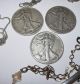 286 Grams - Lot Sterling Jewelry Coins Flatware And Scrap - 286 Grams Mixed Lots photo 5