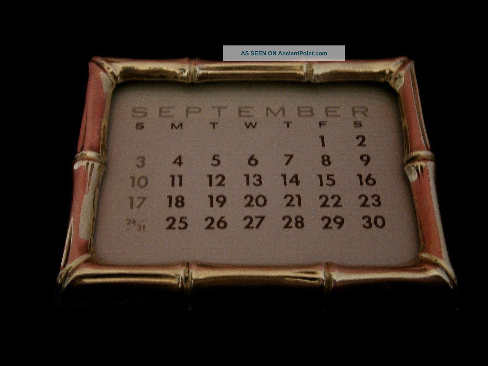 Vintage Sterling Silver Tiffany & Co.  Bamboo Calender Other photo