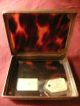 Handsome Antique French Silver & Tortoiseshell Pastille Box Or Snuff Box C.  1780 Boxes photo 5