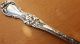 1835 Wallace Silverplate Long Handled Pickle Fork,  Floral,  1902, Wallace photo 1