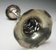 Stunning Chinese Sterling Silver Reticulated Dragons Chilong Marked Vase Asia photo 4