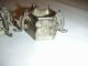 Pair Of Oriental Silver Salt Pots With Lizards As Legs To Sides Salt & Pepper Shakers photo 1