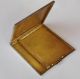 Amazing American Art Deco Sterling Silver Cigarette Case Box Signed Eb,  1920s Cigarette & Vesta Cases photo 2