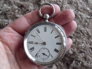 Huge Silver Fusee Pocket Watch ' Thos Smith,  London,  No114 ' - 1890/1 photo