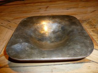 Sterling Silver Mexico Dish - Old,  Vintage - Solid - Heavy.  925,  From Collection photo