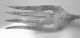 Lunt Monticello Sterling Silver Large Ramekin Fork - No Monogram Lunt photo 5
