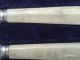 Antique Cased Set Of Silver Butter Knives.  James Deakin 1904.  Unusual Handles. Other photo 3