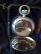 Antique Edwardian Case & Goliath Nickel Silver Pocket Watch Good Working Order Pocket Watches/ Chains/ Fobs photo 3