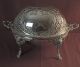 Victorian Silver Plated Lion Head & Paw Revolving Dome Serving Dish Magnificent Other photo 2