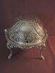 Victorian Silver Plated Lion Head & Paw Revolving Dome Serving Dish Magnificent Other photo 3