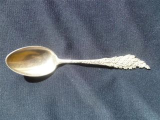 Vintage Sterling Silver Spoon Intricate Handle And Design 23 Grams Not Scrap photo