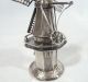 Antique 835 Silver Dutch Judaica 1910 Spice Tower Windmill Salt Jan Van Dijk Scandinavia photo 4