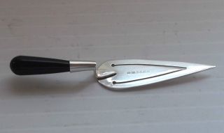 Hallmarked Solid Sterling Silver & Agate Trowel Bookmark Mint photo