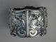 Sterling Silver Repousse Art Nouveau Flower Bud Scroll Hollow Napkin Ring Napkin Rings & Clips photo 1