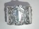 Sterling Silver Repousse Art Nouveau Flower Bud Scroll Hollow Napkin Ring Napkin Rings & Clips photo 4