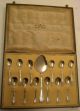 Art Nouveau Silver Dessert Spoons By German Silversmith Eugene Marcus C1900 Germany photo 9