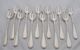 French Sterling Silver 12pc Oyster Forks Louis Xvi Other photo 1