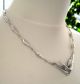 Stunning Vintage Solid Silver Necklace,  Collier,  1970’s,  38 G Brooches/ Jewellery photo 1