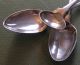 Three Antique Colonial/canadian Silver Fiddle Pattern Tea/mustard Spoons,  C.  1860 Other photo 1