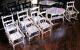 Miniature Solid Silver Furniture: Table & 7 Chairs (1 Rocking) By H Hooijkaas A+ Miniatures photo 5
