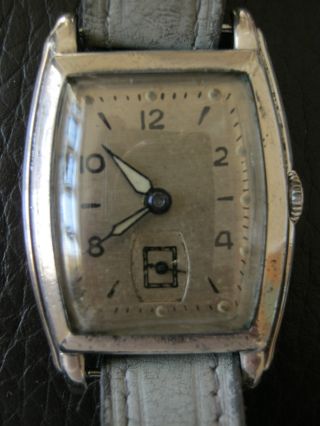 A Solid Silver Art Deco Ladies Wristwatch In Good Working Order. photo