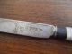 Wood And Hughes Antique Silver And Mother Of Pearl Knife - Engraved & Hallmarked Other photo 2