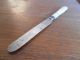 Wood And Hughes Antique Silver And Mother Of Pearl Knife - Engraved & Hallmarked Other photo 5