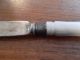 Wood And Hughes Antique Silver And Mother Of Pearl Knife - Engraved & Hallmarked Other photo 6