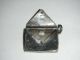Antique Novelty Silver Stamp Case In Form Of An Envelope With Engraved Pattern Other photo 4