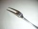 Unusual Antique Silver 2 Tine Old English Pattern Dinner Fork By John Kerschner Other photo 5