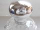 Hm Solid Sterling Silver & Crystal Large Flip Top Perfume Bottle - Chester 1912 Bottles photo 6