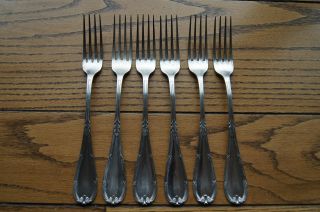 Set Of 6 Sterling Silver Forks Agruna Ribera Jose A. photo