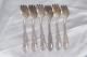 Sterling Ice Cream Forks By Imperial Chrysanthemum By Gorham Gorham, Whiting photo 5