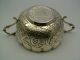 A Fine Antique Hallmarked Portuguese Silver Porringer Bowl. Bowls photo 7