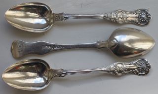 Glasgow 1854 - Provincial Scottish Cast Silver Spoons - Muirhead & Arthur - 60g photo