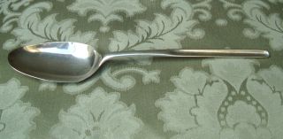 Antique Solid Silver Georgian Marrow Spoon Circa 1750 photo