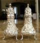 S.  Kirk & Son Sterling Silver Repousse Salt & Pepper Shakers Mono Salt & Pepper Shakers photo 3