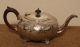Silver Plate Victorian Teapot Coffee Pot Creamer Sugar Set Flower Etched Epbm Tea/Coffee Pots & Sets photo 3