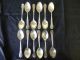 Antique 19th Century Gorham Sterling Silver Zodiac Spoons Complete 12 Spoon Set Gorham, Whiting photo 1