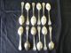 Antique 19th Century Gorham Sterling Silver Zodiac Spoons Complete 12 Spoon Set Gorham, Whiting photo 3