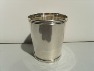 Antique David Kinsey Coin Silver Beaker Cup photo