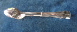Antique Solid Silver Sugar Tongs - Albany Pattern - London 1894 photo